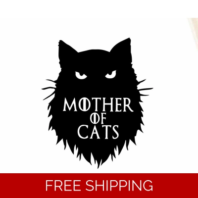 Mother of cats Die Cut Vinyl Decal sticker